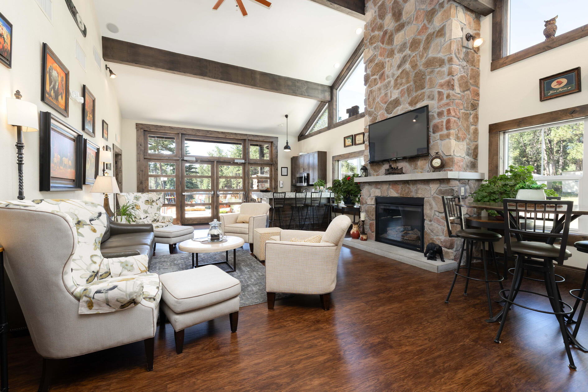 Apartment Complex Interior of Clubhouse Sanden Photo Colorado Springs Apartment Photography