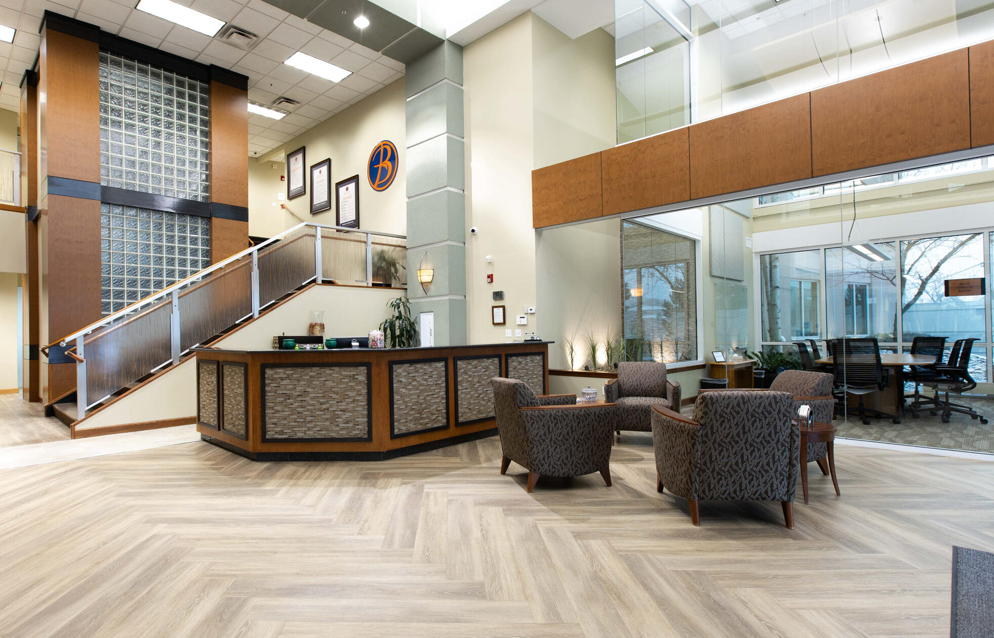 Interior of an office building Sanden Photo Colorado Springs Commercial Photography